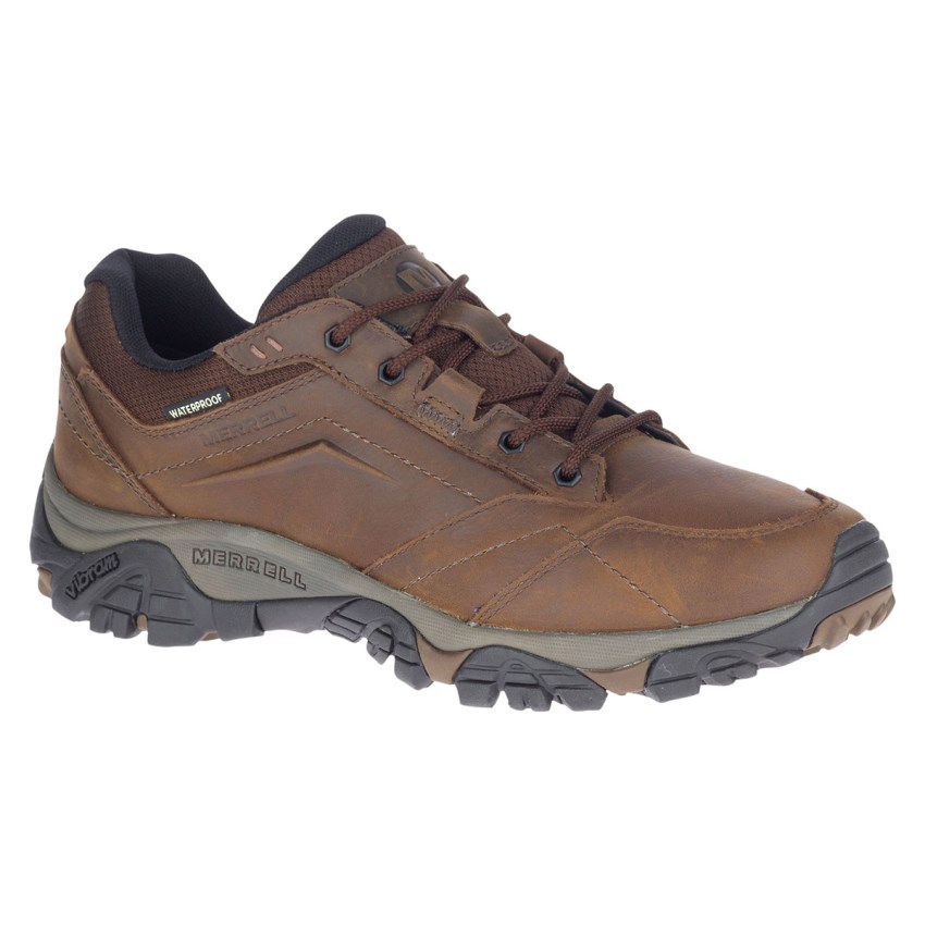 Basket Merrell Moab Adventure Lace Waterproof Marron Homme | H.E.RPNN